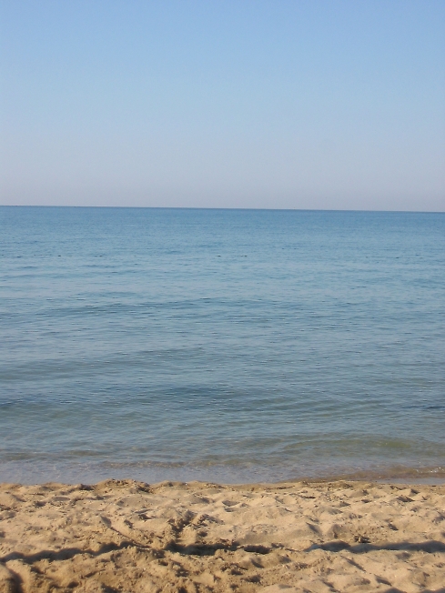 Небо цвета моря.