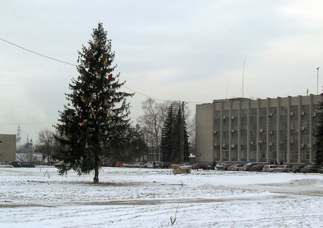 И вот она нарядная...