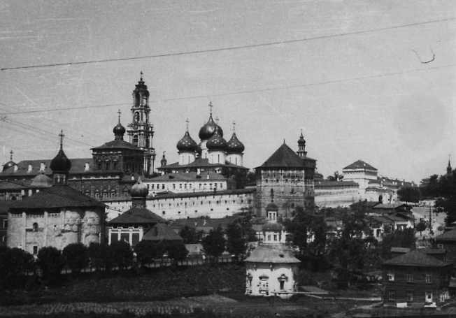Вид на Лавру с блинной горы