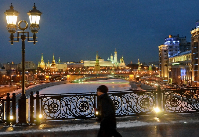 На Патриаршем мосту.