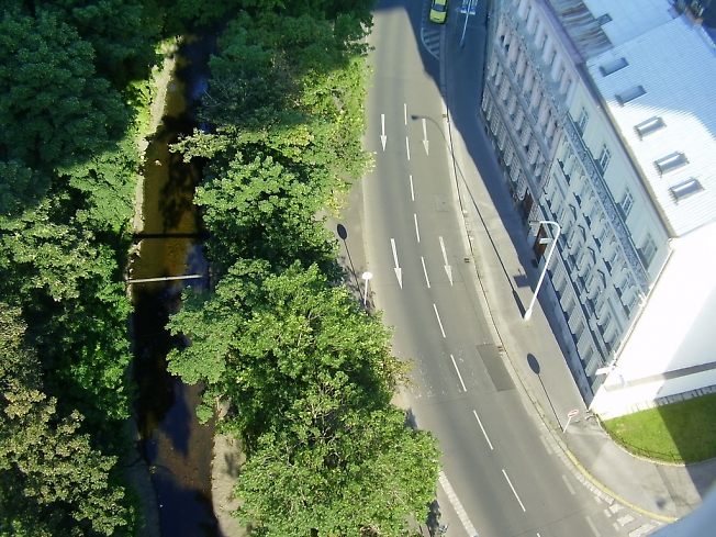 Речка с моста