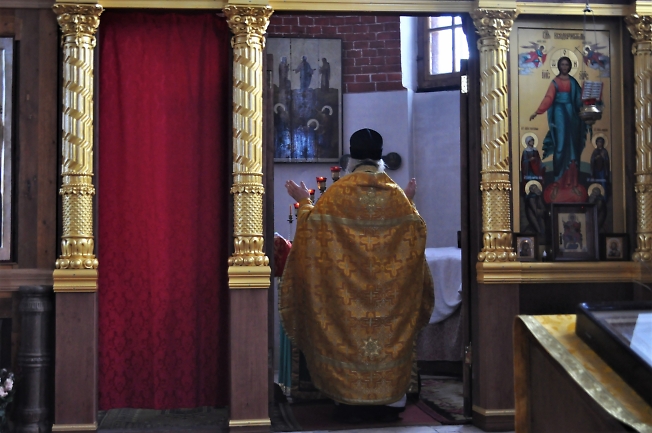 Божественная литургия в день памяти блаженной Ксении Петербургской